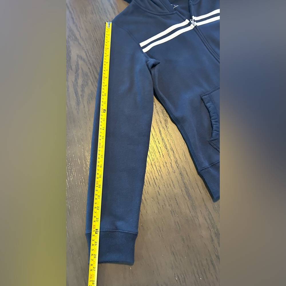 Hollister Navy Blue Zip Up Hoodie - Picture 8 of 8